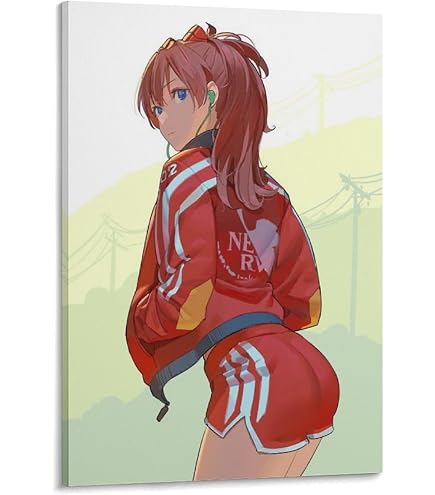 Amazon.co.jp: 絵画 大型 新世紀エヴァンゲリオン EVA アスカ アート