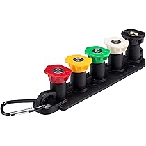 高圧洗浄機用ガン 調整可能ノズル付き Amazon.co.jp: 高圧洗浄機ノズルチップセット 5度ノズル