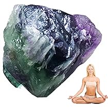 緑と紫の鉱石結晶 Amazon.co.jp: 蛍石石 - 天然生の緑と紫色の蛍石、蛍石結晶石、虹色の