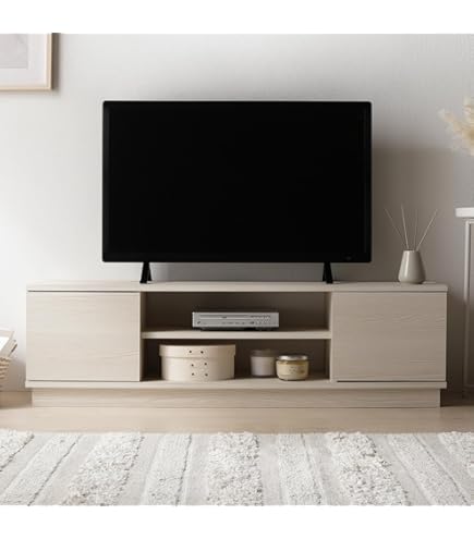 Amazon｜テレビ台 ローボード 伸縮 角度自由 幅93～172cm【32-55V型