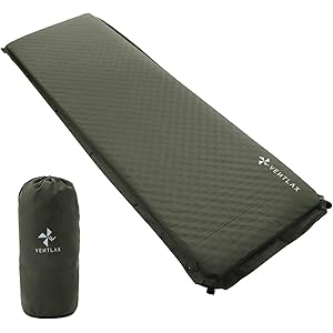 VENTLAX キャンプマット エアーマット インフレーターマット アウトドア 極厚 8cm 特大バルブ2個搭載 波状ウ…