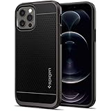 Spigen iPhone12Pro ケース iPhone12 ケース 耐衝撃 バンパーケース 二重構造 米軍MIL規格取得 プリズムパターン カメラ保護 Qi充電 ワイヤレス充電 アイフォン12 ケース アイフォン12プロケース ネオ・ハイブリッド
