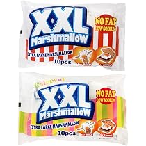Amazon.co.jp: ジャンボサイズ XXLマシュマロ ホワイト・カラフル 10個