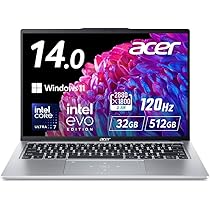 Amazon.co.jp: Acer ノートパソコン Swift Go 14 Core Ultra 7 32GB 