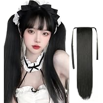 Amazon.co.jp: YXO ポニーテールウィッグ 1本入り ロング カール