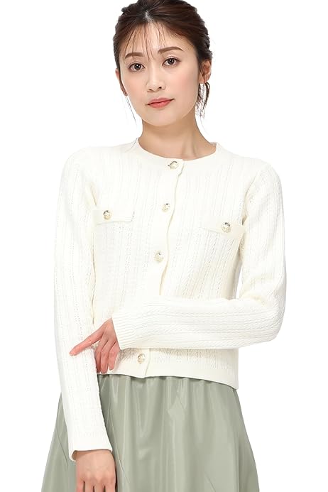 Amazon | [スタイリング/] クロップドオーガンザブラウス 16WFB242034 