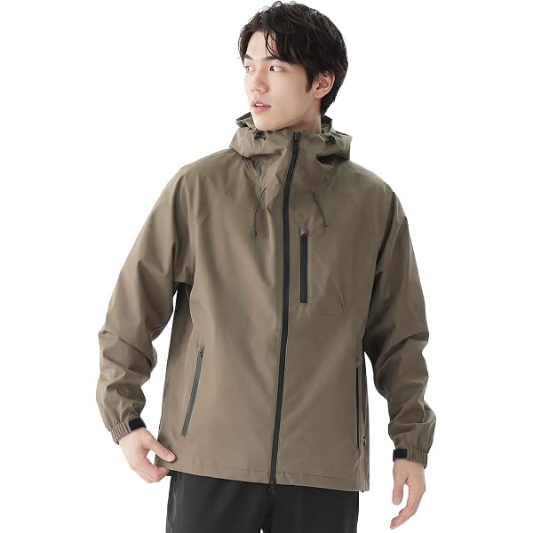 Amazon.co.jp: [アクレイス] レインウェア メンズ 登山 ジャケット 耐