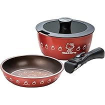 新品　スケーター　ハローキティ　取っ手が外れる　鍋＆フライパン　20cm Amazon｜スケーター(Skater) 取っ手が外れる 鍋 20cm フライパン