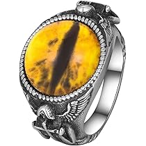 ※えま※豹のデザインリング Amazon | STAR&HAOHE 指輪 メンズ おしゃれ シルバー 大きい