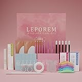 LEPOREM 【ルポレム公式】セルフ まつ毛カールキット マツエク 5回分入り まつ毛エクステ つけまつ毛用ラッシュリフト 睫カール セルフ用 シリコンパッド付き 日本語説明書入り ((５回分セット))