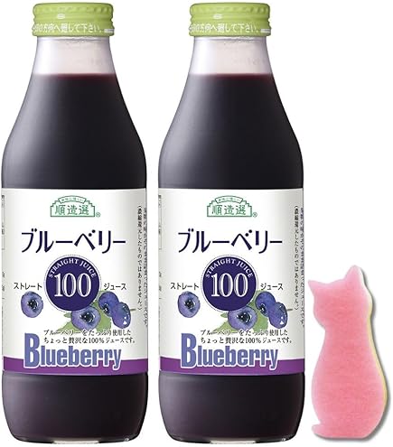 果汁100% ブルーベリージュース 8本 Amazon.co.jp: 順造選 ブルーベリー100（果汁100％ストレート）500ml×6