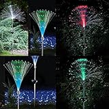 1.2V 2个ソーラーパワー色の変更パスライトLEDガーデン芝スポットランプ屋外庭