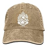 大人 デニム キャップガネーシャ インド 神様 今季最新 ウトドア レジャー・キャップ 柔らかい 紫外線対策 日よけ 小顔効果 プリント付き 無地 ベージュ