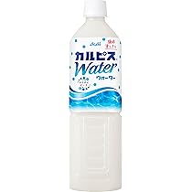 Amazon.co.jp: Asahi Beverage Calpis Water 30.4 fl oz (900 ml) x 12