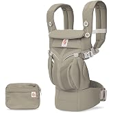Ergobaby(エルゴベビー) OMNI Classic オムニクラシック ソフトオリーブ 抱っこ紐 | 公式 保証付き 日本正規品 新生児 48ヶ月まで 20.4kgまで ポーチ付き メッシュ 4通りの抱っこ サポート ベビーキャリア 赤ちゃん