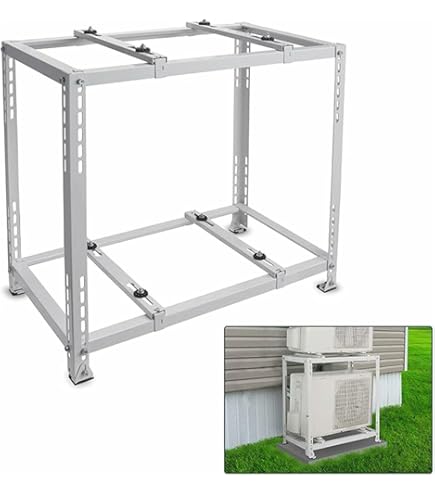 エアコン室外機据付台 B-HWT-L4 平地・二段置用架台 バクマ工業 B-HWT4 エアコン室外ユニット用据付架台 平地・二段置用