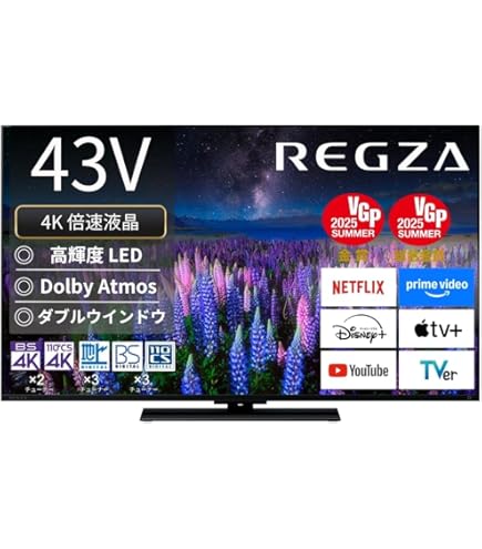 Amazon.co.jp: Toshiba 43V LCD TV REGZA 43Z730X 4K Built-in Tuner 