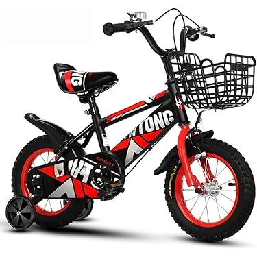 子供用自転車 黒 前カゴ付き 補助輪付き　新品・未使用品❗️ 16インチ 身長102～117cm 子供用自転車 ブラック マトリックス