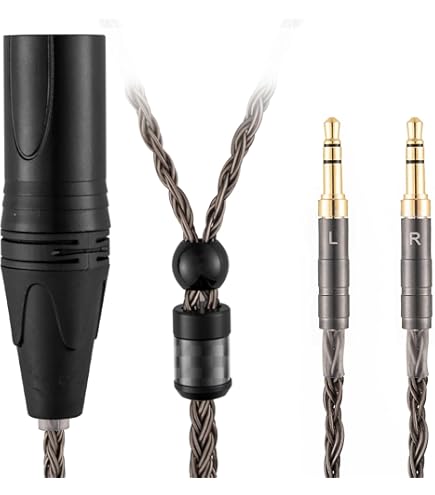 オンソ XLR オス-3.5mmモノプラグメス ヘッドフォンケーブル リケーブル オンソ XLR オス-3.5mmモノプラグメス ヘッドフォンケーブル リ