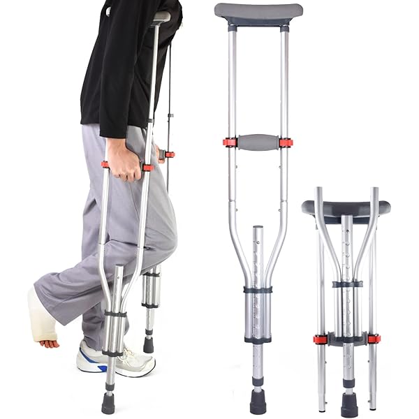 Amazon.co.jp: ハンズフリー松葉杖 - 痛みのない膝松葉杖