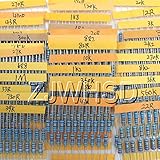 金属皮膜抵抗 1/2W（0.5W） 許容差±1% オリジナルセット (1.2Ω～1MΩ) 50種類 各10個（合計500個）盛り合わせ キット セット 龜旅