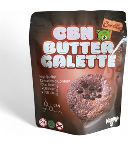 Amazon.co.jp: 【42%OFF】【新基準適合】CBNクッキー 1枚入 (420mg