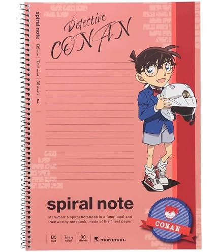 Amazon | クラックス クロスノート B5 6.5mm罫 日本製 名探偵コナン