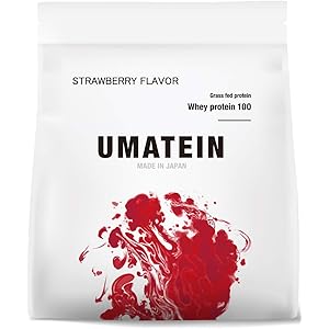 【ウマい プロテイン】 ウマテイン プロテイン ホエイプロテイン ストロベリー味 1kg 国産 グラスフェッド 11種類…
