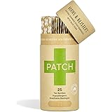 Patch Bamboo Org Strips Aloe Vera Tan x 25 Pack
