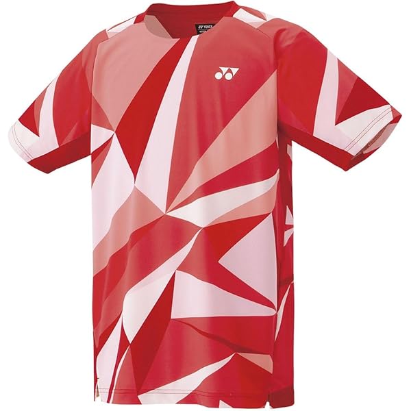 YONEX ユニゲームシャツ　タンゴレッド　Lサイズ YONEX/ヨネックス】Lサイズ ユニゲームシャツ 587 タンゴレッド