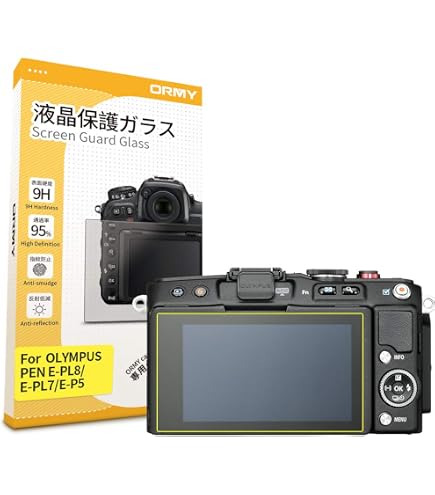 Amazon | Zshion OLYMPUS PEN E-PL9 / E-PL8 / E-PL7 ガラスフィルム