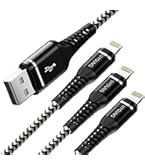 Amazon.co.jp: iPhone 充電ケーブル 2M 3本セット 高耐久 あいふ