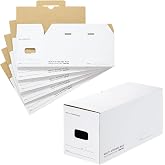 サンワダイレクト CD DVD 収納ボックス 折りたたみ 外寸/幅32×奥行13.3×高さ15cm フタ・取っ手付き 日本製 200-FCD074 | 5個セット,Sサイズ