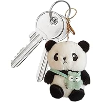 Amazon.co.jp: [WOBBLO] パンダ キーホルダー ぬいぐるみ