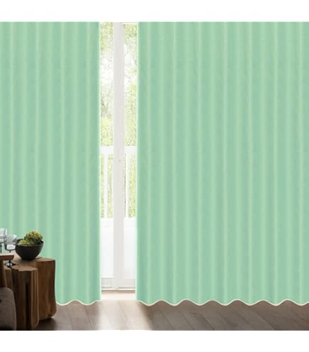 ピアリビング　防音カーテン　グリーン　2枚組 Amazon｜ピアリビング コーズプラス 防音カーテン 遮光 吸音 日本製 2