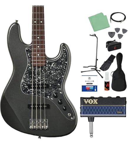 Amazon | バッカスのミニ・エレキベース入門13点セット｜Bacchus/WJB