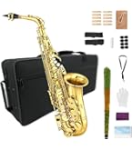 Amazon | Eastar アルトサックス E Saxophone ゴールドラッカー