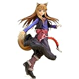 狼と香辛料、ヒーロー、かわいいオオカミ少女、かわいいかわいい美少女、アニメ人形フィギュアモデル、デスクトップ装飾、PVC高さ約20cm HANBUN