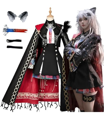 Amazon.co.jp: longmucos 帽子+マフラー付き アークナイツ 明日方舟