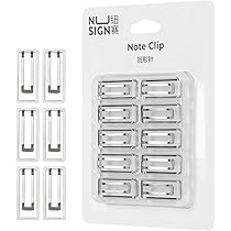 Amazon | 【横トナ】deli Nusign ペーパークリップ シルバー 10