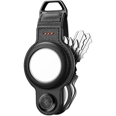 Amazon.co.jp: Airtagホルダー付きレザーキーオーガナイザー - Airtag