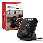 SwitchBot スマートリモコン ハブ3 赤外線家電を管理 Alexa - 2.4インチモニター付き スイッチボット 学習リモコン 温湿度計機能付き 光センサー付き リモートボタン スケジュール シーンで家電一括操作 遠隔操作 節電·省エネ Go