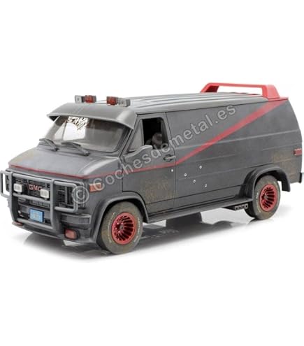 ELECTRONIC A-TEAM VAN 特攻野郎Aチーム　ミニカー　バン Amazon | 特攻野郎Aチームバン GREENLIGHT 1/64 A TEAM VAN 1983 GMC