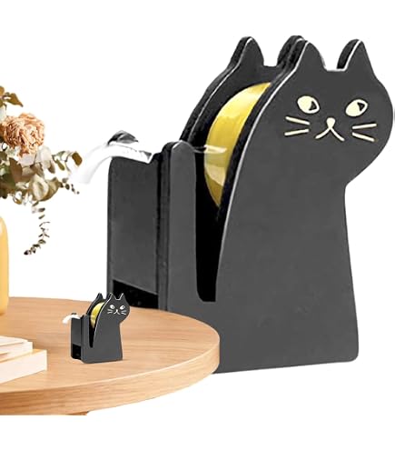 Amazon.co.jp: 木製テープカッター、テープカッター 卓上動物型テープ