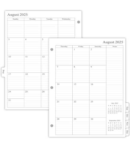 Stylish Signature Edition Leather Personal Planner, Large