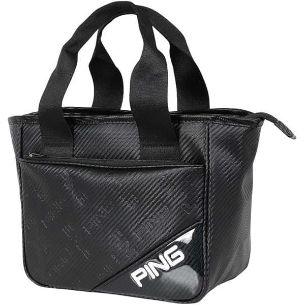 Amazon | ピン PING ボストンバッグ エンボストートバッグ ブラック