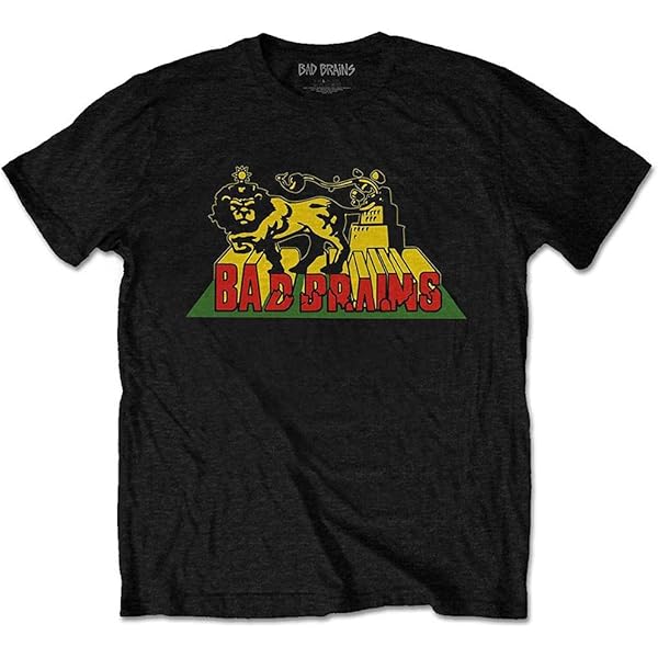 Amazon | [Bad Brains] T Shirt Capitol Strike Band Logo
