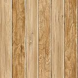 Blooming壁ヴィンテージ木製Plank木製パネル壁紙ウォール壁画のリビングキッチンバスルーム、20.8 in * 32.8 Ft = 57平方フィート、ナチュラル木製