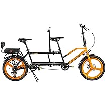 Amazon.co.jp: タンデムバイク 20インチ 折りたたみ式 折りたたみ