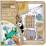 海外直送品Endangered Species Animal World Coloring Bath Set, Large 1 Set by Health Science Labs